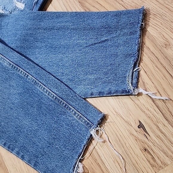We The Free Women's Regular Distressed High Rise Blue Distressed Jeans Size 27 - Picture 7 of 8
